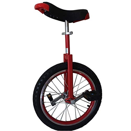 Monocycles : JHSHENGSHI Monocycle 16 / 18 / 20 / 24 Pouces, réglable en Hauteur, Pneu antidérapant, vélo d'équilibre, Anniversaire (Taille: 18 Pouces) monocycle