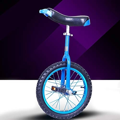 Monocycles : JLXJ Monocycle Roue de Pneu de 20 Pouces Monocycle, Adultes Grands Enfants Débutant Adulte Unisexe Vélo Monocycles, Charge 150kg / 330Lbs, Châssis en Acier (Color : Blue, Size : 51cm(20inch))