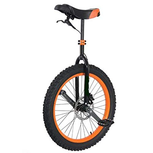 Monocycles : JUIANG Utilisation d'un Design Ergonomique vélo à Une Roue - monocycle avec pédales en Plastique antidérapantes - Tube de Selle en Alliage d'aluminium One Monocycle - pour Le Fitness en Plein air
