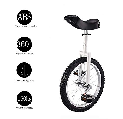 Monocycles : L.BAN Monocycle, 16"18" 20"Wheel Trainer 2.125" Réglable Antidérapant Équilibre des Pneus Cyclisme Utilisation pour Débutant Enfants Adulte Exercice Fun Bike Cycle Fitness