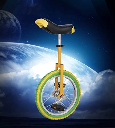 Monocycles : Lahshion Monocycle à Cadre de Fourche en Acier de 16 Pouces, monocycle Débutant, siège de Selle Confortable, A