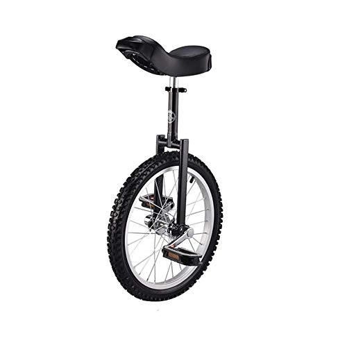 Monocycles : Monocycle, Roue de vélo réglable Antidérapant Équilibre du cycle de pneu Utilisation confortable Entraîneur 2.125 "Pour les enfants débutants Adulte Exercice Fitness Fun 16 18 20 24 pouces (black2