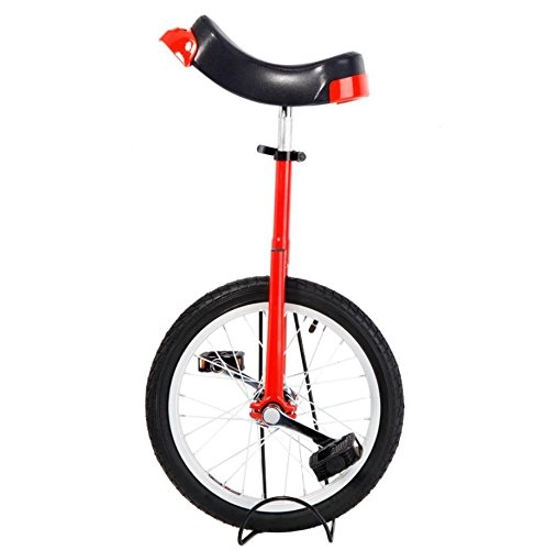 Monocycles : Olayer 61 cm Monocycle Vélo d'exercice équilibre butyle Pneu Corps en acier de sécurité de montagne, Red