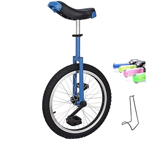Monocycles : QHW Monocycle de 20"pour débutants, vélo d'équilibre pour l'exercice et Le Fitness, vélo de Montagne à Roues, pneus en butyle antidérapants (différentes Couleurs)