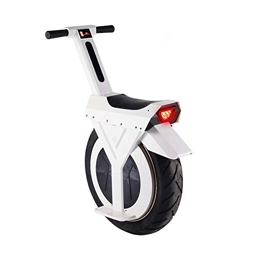 Monocycles : Qingmei Électrique Monocycle, 17" 60V / 500W, Scooter Électrique, avec Bluetooth Haut-Parleur 90 Km, E-Scooter, Gyroroue Unisex Adult Self Équilibre Scooter Électrique (Size : 90KM)