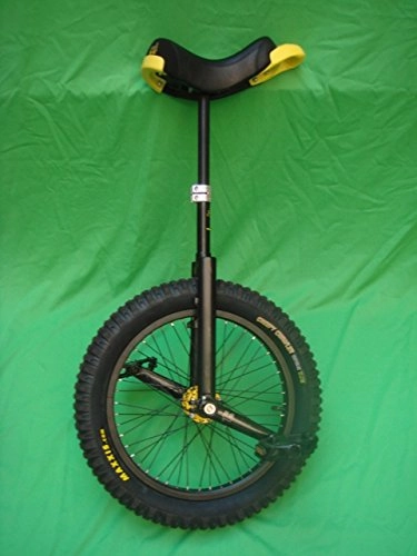 Monocycles : Qu-AX Muni isis 50cm Noir axe Jaune.