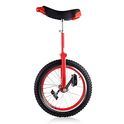 Monocycles : SSZY Monocycle Monocycle 24 Pouces pour Adultes / Débutants / Hommes, Roue de Pneu en Butyle Antidérapante, Cadre en Acier, pour l'exercice de Fitness Trek, Plus de 200 LB (Color : Red)