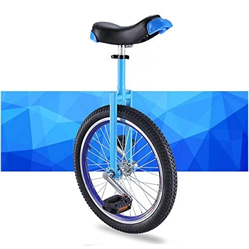 Monocycles : Trainer Monocycle Fille / Enfant / Adulte / Femme, 16" / 18" / 20" Roue Monocycle Vélo D'Entraînement pour 9 Ans Et Plus, 18In Durable