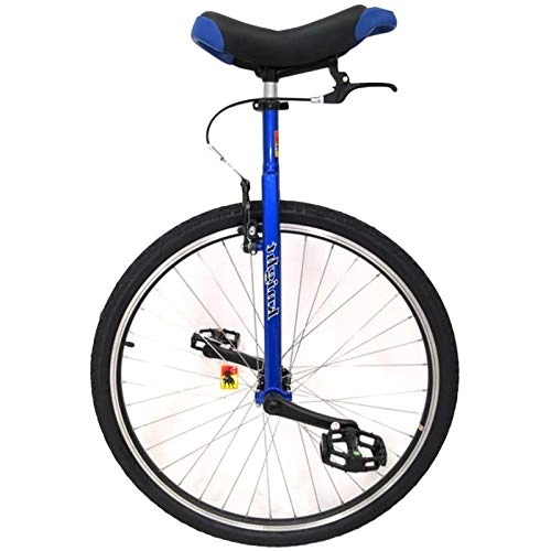 Monocycles : TTRY&ZHANG 28"Big Kid Kids / Teens Monocycle - Bleu, Hauteur réglable monocycle pour Adultes Unisex / Hommes / Femmes, Cadre en Acier Robuste, Charge 150kg / 330lbs (Color : Blue, Size : 28IN Wheel)