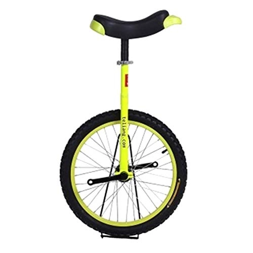 Monocycles : TTRY&ZHANG Petits monocycles de 14 Pouces pour Les Enfants 5 / 6 / 7 / 8 / 9 Ans, équilibre Jaune Cyclisme pour Votre Fille Fille / garçon Fille, Meilleur Noël présent
