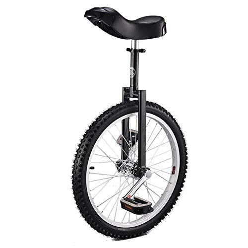 Monocycles : Vélos Monocycle Noir Monocycle Unisexe pour Enfants / Adultes, Exercice D'auto-équilibrage de Cyclisme - Antidérapant, Extérieur des Sports Aptitude (Size : 20inch)