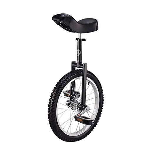 Monocycles : WGYHI Monocycle Mono Roue Siège Réglable Butyl Montagne Pneu Anti-Dérapant Adultes Enfants Les Adolescents Navetteurs Débutants Ville Vélo -D-20inch