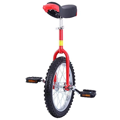 Monocycles : YANGMAN-L Enfant du Formateur Adulte monocycle, Hauteur réglable Skidproof Butyl Pneus Mountain Équilibre Cyclisme Vélo Vélo, 16 inch