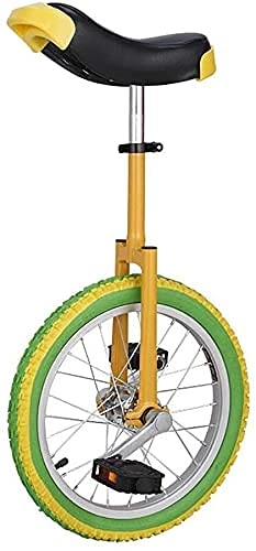 Monocycles : YQTXDS Vélo Unicycle Unicycle pour Enfants Adultes, Monocycles 16 Pouces Roue Antidérapant Skid Mountain Tire, Adjus (Bike Trainer)