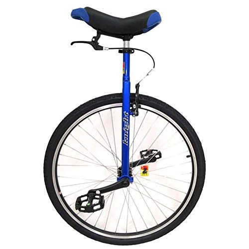 Monocycles : YUHT Monocycle Extra Plus Grand avec Une Roue Plus Grande de 28 Pouces, pour Adultes / Personnes de Grande Taille / Grands Enfants de 160 à 195 cm (63"-77"), Charge 150 kg / 330 LB (Couleur: ble