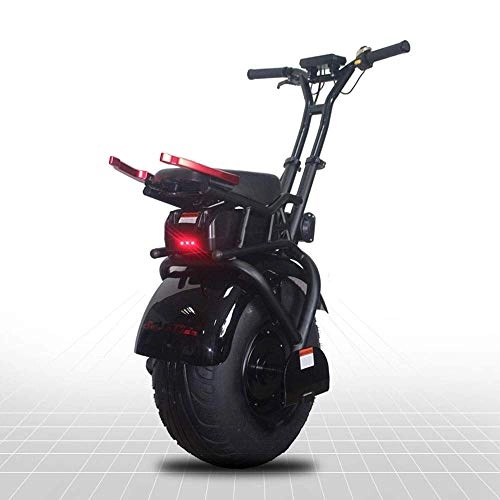 Monocycles : YUHT Monocycle électrique à Auto-équilibrage, Scooter léger de 18 Pouces jusqu'à 25 MPH Tableau de Bord Intelligent de Scooters de Trajet 60V, monocycle 30KM