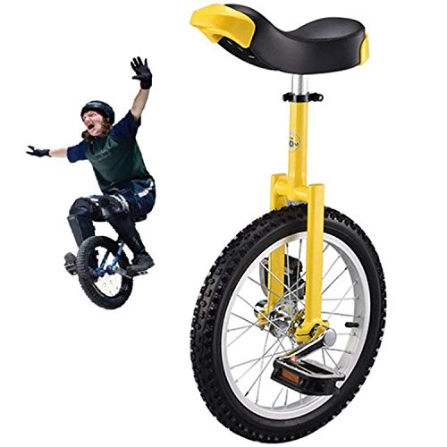 Monocycles : Yxxc Monocycle de 16", Exercice de Cyclisme d'quilibre de Pneu de Montagne antidrapant rglable en Hauteur, monocycle de Roue pour dbutants / Professionnels / Enfants / Adultes