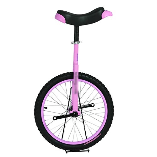 Monocycles : YYLL 18 Pouces Skid Roue monocycle Exercice Équilibre Vélos Cyclisme Cyclisme Sports de Plein air de Remise en Forme d'exercice, Beaucoup de Couleurs sont Disponibles (Color : Pink, Size : 18Inch)