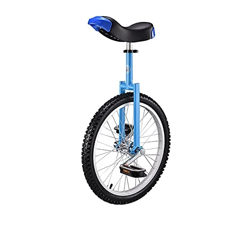 Monocycles : ZGZFEIYU 20 Pouces Roues Simples Enfants Adultes monocycle équilibre vélo compétitif Remise en Forme Simple Roue adaptée aux débutants-Blau||20