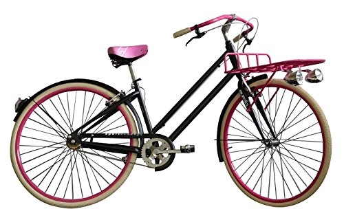 Vélos Cruiser : 1028SD Single Speed 28 pouces 43 cm Femmes Frein sur jante Noir