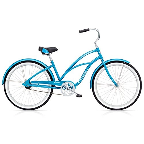 Vélos Cruiser : Electra Cruiser Lux 1 Damen Fahrrad Metallic Blau Beach Cruiser Rad Retro 26", 513279