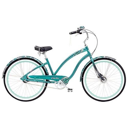 Vélos Cruiser : Electra Fashion White Water 3i Damen Fahrrad 26 Zoll Beach Cruiser Rad Beleuchtung, 547122