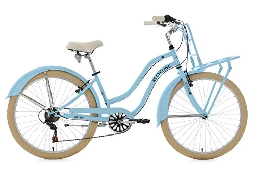 Vélos Cruiser : KS Cycling Melba Vélo Cruiser Femme, Bleu