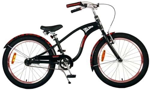 Vélos Cruiser : Volare Miracle Cruiser Children's Bike - Boys - 20 pouces - Matt Black - Collection Prime