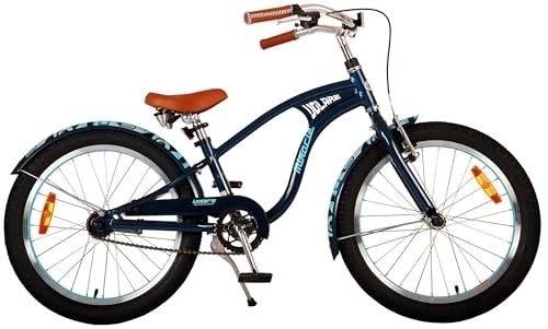 Vélos Cruiser : Volare Miracle Cruiser Children's Bike - Boys - 20 pouces - Matt Blue - Prime Collection