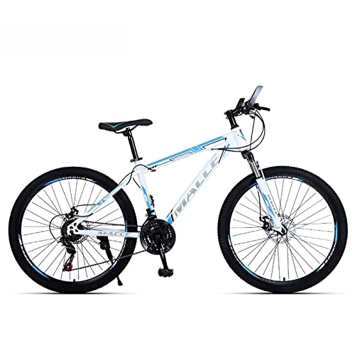 Vélos de montagnes : 26 pouces VTT pour femmes / hommes léger 21 / 24 / 27 vitesses vtt adultes vélos cadre en acier au carbone Suspension avant, L, 24 speed