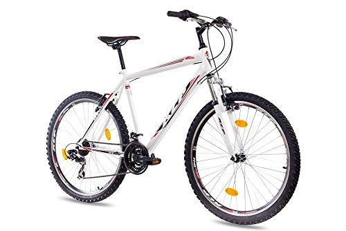 Vélos de montagnes : 26 pouces vtt vélo KCP VTT One Unisexe avec 21 vitesses Blanc