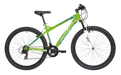 Vélos de montagnes : Atala Station - Vélo VTT 21 V, 27, 5", taille L (185 – 200 cm) - Vert mat