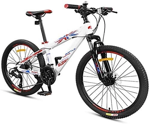 Vélos de montagnes : AYHa Garçons VTT, vélos de montagne Trail avec double disque de frein, Suspension avant Cadre en aluminium tout-terrain Vélo de montagne