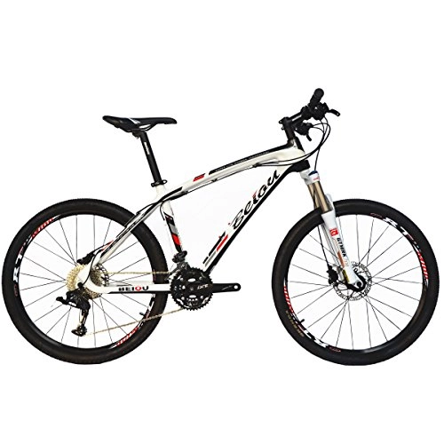 Vélos de montagnes : BEIOU® Carbon Fiber Mountain Bike Hardtail VTT LTWOO 30 Speed 26" 13 kg Professional Externe Routage de câble Toray T700 CB083