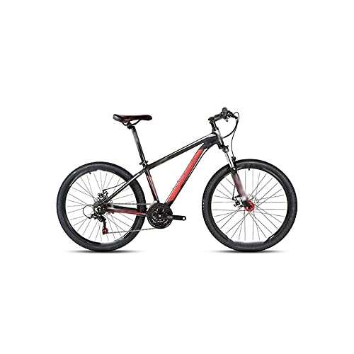 Vélos de montagnes : Bicycles for Adults Bicycle, 26 inch 21 Speed Mountain Bike Double Disc Brakes MTB Bike Student Bicycle (Color : Red)