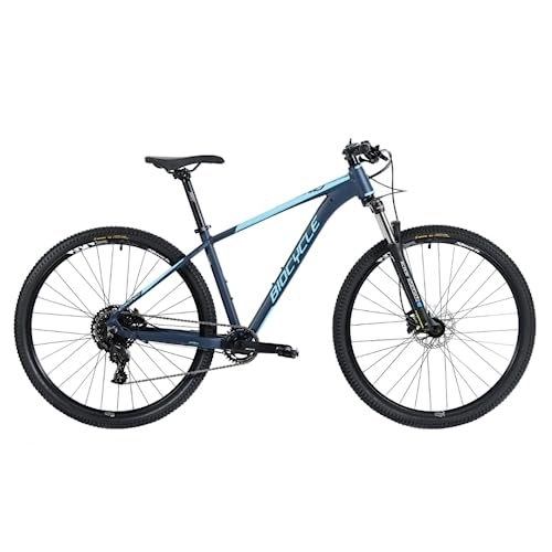 Vélos de montagnes : Biocycle Crono - Velo Tout Terrain | Fabriqué en Aluminium - Velo VTT à 11 Vitesses | Freins à Disque Hydrauliques | Roue 29'' | Taille M (Bleu, S)