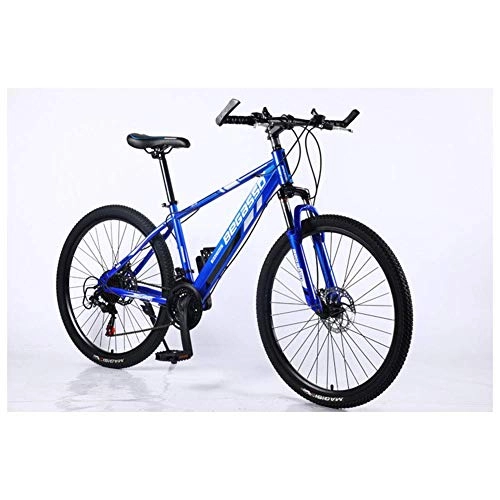 Vélos de montagnes : CAIJINJIN vélo Sports de plein air en aluminium 26 "VTT de montagne avec Dual Discbrake 2130 Vitesse Drivetrain, 4 couleurs for hommes et femmes Sports de plein air ( Color : Blue , Size : 21 Speed )