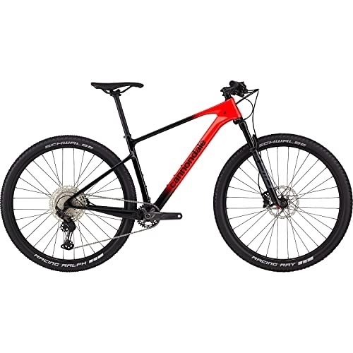 Vélos de montagnes : Cannondale Scalpel HT Carbon 4 - Rouge / Noir, Taille XL