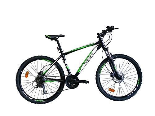 Vélos de montagnes : Creek's Bicycle CREEK'S Sprint 26 Disc Hydro Taille 38 Noir / Vert Vélo Homme