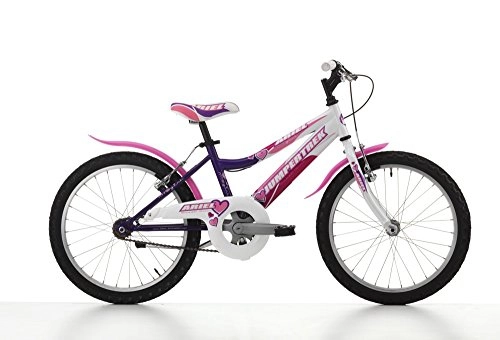 Vélos de montagnes : Cycles Cinzia Ariel, vélo Enfant, Blanc / Violet, XS