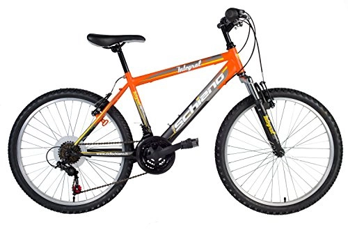 Vélos de montagnes : F.lli Schiano Integral Shimano Vélo Homme, Orange / Noir, Taille 26"