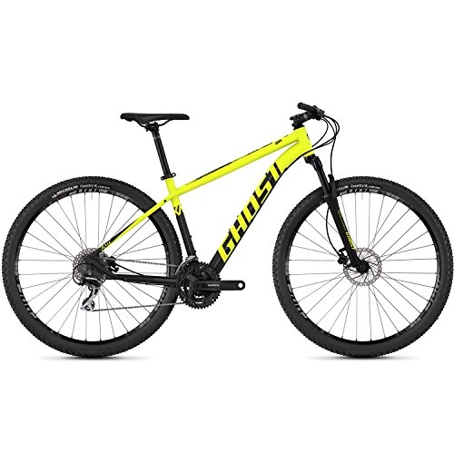 Vélos de montagnes : Ghost Kato 2, 9 Shiny / / Night black / Night black / neon red modèle 2018, neon yellow / night black / urban gray