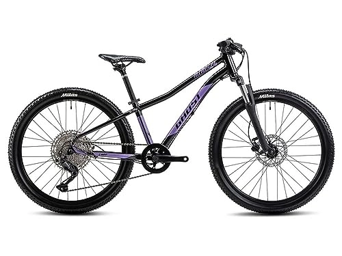 Vélos de montagnes : Ghost Lanao 24 Vélo tout terrain (24" | noir / violet)