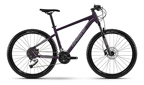 Vélos de montagnes : Haibike SEET 7 27.5R VTT 2021 (S / 40 cm, noir / titane)