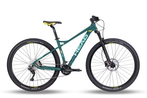 Vélos de montagnes : HEAD X-Rubi Joy VTT pour Femmes, Vert foncé Mat, 52