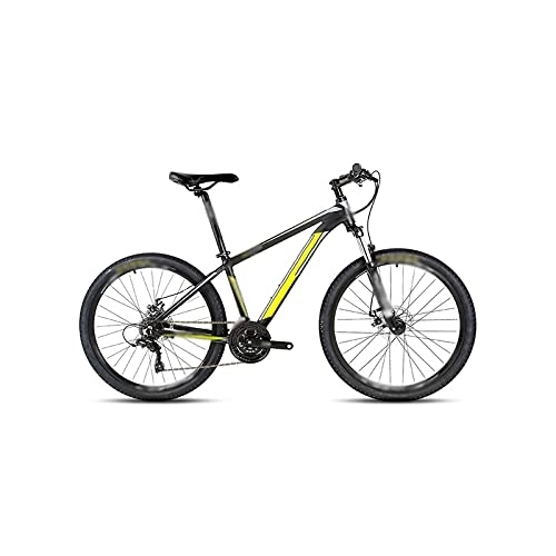 Vélos de montagnes : IEASEzxc Bicycle Bicyclette, 26 Pouces 21 Vitesse de Montagne VTT à Double Disque MTB Vélo à vélos (Color : Yellow)