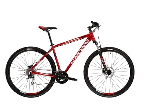 Vélos de montagnes : Kross Hexagon 5.0 29" Vélo VTT pour homme Rouge / noir