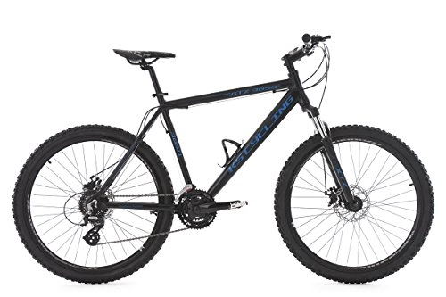 Vélos de montagnes : KS Cycling 390M Vélo Semi Rigide Mixte Adulte, Noir, 56 cm