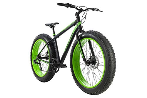 Vélos de montagnes : KS Cycling Fatbike 26" Fat-XTR Noir 7 Vitesses RH 46 cm