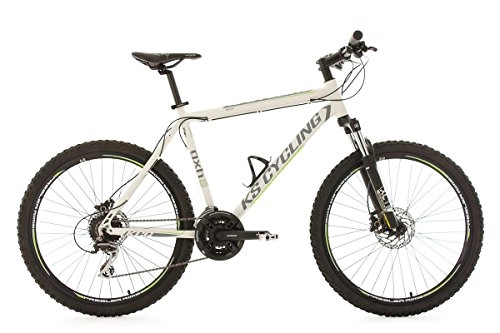 Vélos de montagnes : KS Cycling GXH Vélo tout terrain semi-rigide Blanc 26"